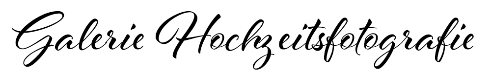 Schriftzug Galerie Hochzeitsfotografie